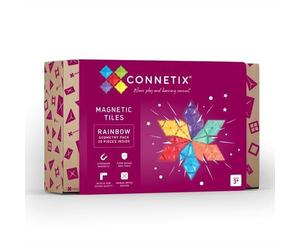 Connetix costruzioni forme geometriche rainbow 30 pz CON-C-30G