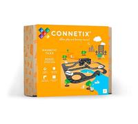 Connetix Piastrine Magnetiche Strade Set Creativo, 48 Pezzi