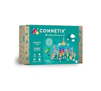 CONNETIX Piastrelle Magnetiche Arcobaleno Pacchetto Ball Run, 92 Pezzi