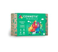 CONNETIX Piastrelle Magnetiche Arcobaleno Pacchetto Creativo, 102 Pezzi