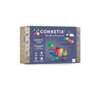 CONNETIX Piastrelle Magnetiche Arcobaleno Pacchetto Mini, 24 Pezzi