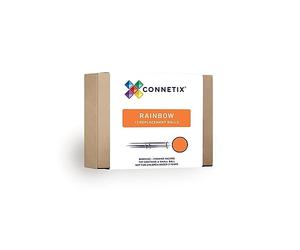 CONNETIX Piastrelle Magnetiche Arcobaleno Pacchetto Palline, 12 Pezzi