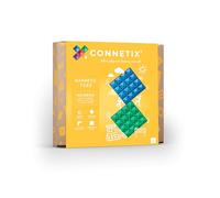 CONNETIX Piastrelle Magnetiche Arcobaleno Pacchetto Piastra di Base, 2 Pezzi