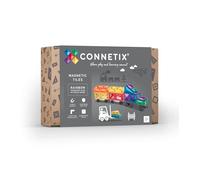 CONNETIX Piastrelle Magnetiche Arcobaleno Pacchetto Trasporto, 50 Pezzi