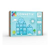 CONNETIX Piastrelle Magnetiche Pacchetto Charity Edition Teal, 20 Pezzi