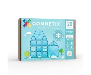 CONNETIX Piastrelle Magnetiche Pacchetto Charity Edition Teal, 20 Pezzi
