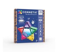 CONNETIX Piastrelle Magnetiche Pacchetto Stelle Luminose, 28 Pezzi