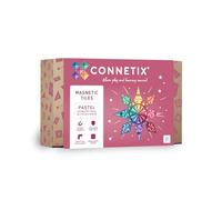 CONNETIX Piastrelle Magnetiche Pastello Pacchetto Geometria, 40 Pezzi