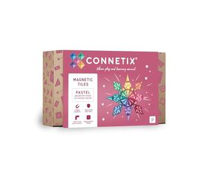 CONNETIX Piastrelle Magnetiche Pastello Pacchetto Geometria, 40 Pezzi