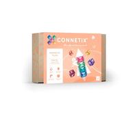 CONNETIX Piastrelle Magnetiche Pastello Pacchetto Quadrato, 40 Pezzi