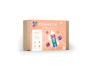 CONNETIX Piastrelle Magnetiche Pastello Pacchetto Quadrato, 40 Pezzi