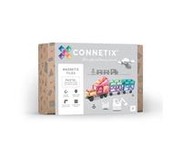 CONNETIX Piastrelle Magnetiche Pastello Pacchetto Trasporto, 50 Pezzi