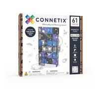 CONNETIX Piastrelle Magnetiche Pista Biglie Galaxy Pack, 61 Pezzi
