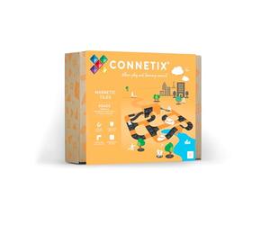 CONNETIX Piastrelle Magnetiche Strade Pacchetto Rampe e Incroci, 16 Pezzi