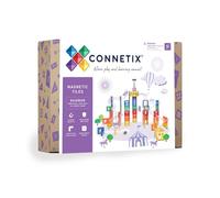 CONNETIX Piastrelle Magnetiche Super Pack Pista per Biglie, 134 Pezzi