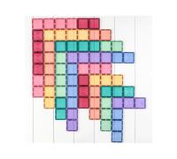 CONNETIX - Set Rettangoli Tessere Magnetiche - Pastello