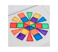 CONNETIX - Tessere Magnetiche Confezione Mini Arcobaleno 2 - Arcobaleno