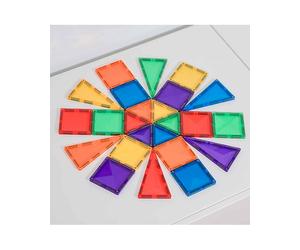 CONNETIX - Tessere Magnetiche Confezione Mini Arcobaleno 2 - Arcobaleno