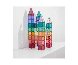 CONNETIX - Tessere Magnetiche Piccole e Grandi Pastello 40 PZ - Pastello
