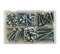 Connetti Assortiti Bulloni M8 X 1.25 E Dadi 154 Pezzi 35011