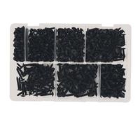 Connect Assortiti Autofilettanti Nero Flangiato Pozi Viti 700pc 35002