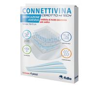 Connettivina Cerotto Hi Tech Medicazione Adesiva 10x10 Cm 4 Pezzi