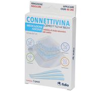 Connettivina Cerotto Hi Tech Medicazione Adesiva 6x7 Cm 5 Pezzi