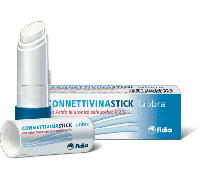 Fidia Farmaceutici ConnettivinaStick Labbra - Stick da 3g a Base di Acido Ialuronico 0,2%, per Labbra Danneggiate, Secche e Screpolate