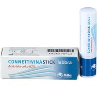 Fidia Farmaceutici ConnettivinaStick Labbra - Stick da 3g a Base di Acido Ialuronico 0,2%, per Labbra Danneggiate, Secche e Screpolate