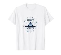 Connettività Digitale per Lavoratori remoti Maglietta, Uomo, Bianco, 3XL