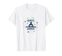 Connettività Digitale per Lavoratori remoti Maglietta, Uomo, Bianco, XL