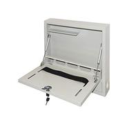 Connetto COLAP02 - armadio a muro per laptop con chiusura a chiave colore grigio con pistoni