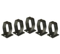 Connetto - confezione 5 ganci guidacavi in plastica per installazione montanti rack 19 o per guidacavi lkorg37 link
