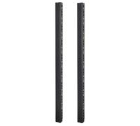 Connetto COORG1U800 - Canalina passacavi verticale per armadi link 42u larghi 800 mm colore nero