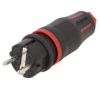 Connettore 05721-SR: per alimentazione CA maschio spina 2P + PE PCE