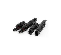 Connettore 1 Coppia Connettori Ramificati Multi Paralleli per Pannelli Solari PV con Connettore Maschio e Femmina Adattatore Solare