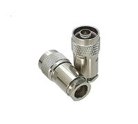 Connettore 1 PCS N MASCHIO PING BLOCC RG8 LMR400 RG213 RG165 7D-FB Cavo Rf. Adattatore coassiale Brass Straight(11-49Pcs)