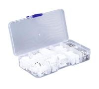 Connettore 2P, 4P VH3.96, Kit Morsettiera a Vite, Passo 120 Pezzi 3,96 Mm per Cablaggio Efficiente, Progetti Fai Te con Spina Alloggiamento 10 Pezzi, Presa Pin Dritto 10