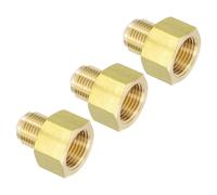 Connettore 3pcs 1/2"F x 3/8"M ottone adattatore riduttore