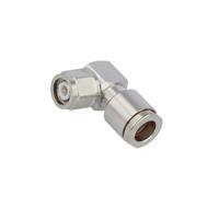 Connettore 400BPTR-C TNC maschio con angolo di 90° 50Ω CNT-400 placcato oro C...
