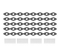 Connettore 40Pcs 86mm Switch Box Repair Tool Bottom Cassette Repairer Set fisso con 40Pcs Viti Strumento di riparazione elettrica per riparazione per ufficio domestico(Tipo di isolamento economico)