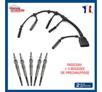 Riparazione Cavo Con 5 Candele Candeletta Pinze VW Transporter V T5 2.5 Tdi