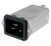 Connettore 5130.0001: per alimentazione CA femmina maschio 20A CINGHIE