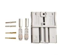 Connettore 75A 600V, SBS75x batteria bipolare per carrello elevatore elettrico, ferrovia e apparecchiature di stoccaggio, grigio o nero (grigio)