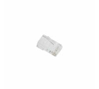 Connettore 8P8C LAN CAT6 Lanberg PLU-5000 Rosso Trasparente 100 Unità