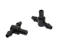 Connettore a 3 vie da 20 pezzi, da 6 mm a 4/7 mm, raccordo a T singolo, for irrigazione a goccia, serra, nebulizzatore, ugello micro, giunto