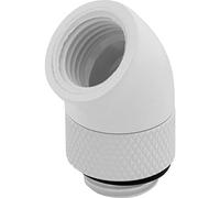 Connettore a 45° ruotabile, pacco doppio - bianco