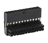 Connettore a 90 Gradi, Pratico Adattatore per Computer a 90 Gradi a 24 Pin Utile per Sostituire L'Asta di Montaggio del Telaio per Accessori Montati Fai-da-Te (PW-007)