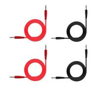 Connettore a banana da 4 da 4 mm con alloggiamento in PVC per componente lungo in rame per misurazioni nei dei tappi in PVC