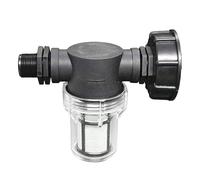 Connettore a botte Ton con filtro Accessori adattatori per tubi flessibili per serbatoi IBC Modelli femminili da 3/4 pollici Raccordo per serbatoio ibc Adattatore per tubo da giardino con valvola per